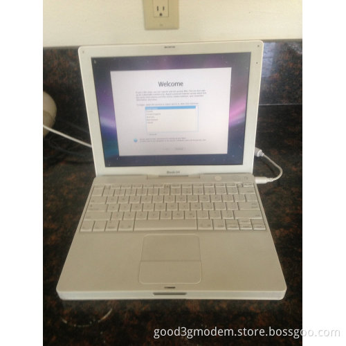 New Ibook Laptop, G4 Ibook 1.33GHz Processor, 1GB, 40GB, 12.1" 1024X768 Display, Combo Drive, WiFi, 56k Modem, 10/100 Ethernet, Bluetooth, Mac OS X 10.4